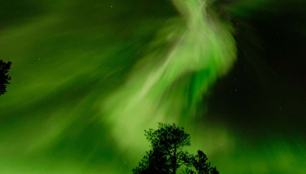 Tour dell'aurora boreale con racchette da neve