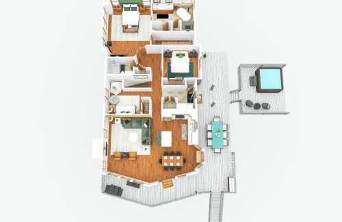 Luxury Mountain Views, hot tub, peaceful retreat - Foto 6