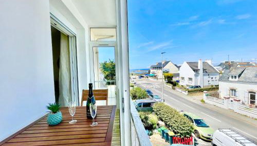 Le Phare Ouest - 80 m De La Mer - Vue Océan Sur Le Balcon - Entièrement Rénové - Internet Haut Débit - NOUVEAU - Foto 3