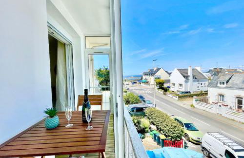 Le Phare Ouest - 80 m De La Mer - Vue Océan Sur Le Balcon - Entièrement Rénové - Internet Haut Débit - NOUVEAU - Foto 3