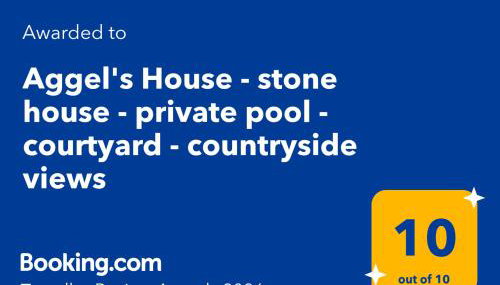 Aggel's House - stone house - private pool - courtyard - countryside views - Foto 2