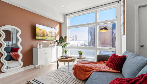 Modern 1BR Apartment Downtown Philly Near MET - Foto 4