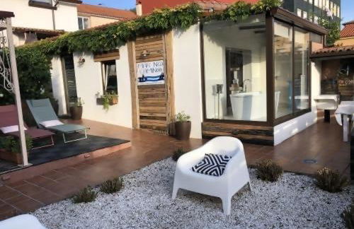 Mar no Camiño Terraza, chimenea de leña y bañera con vista al mar - Foto 20