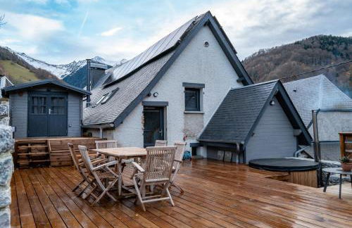 Chalet Le René-Sens - 5 pers - Grande terrasse - bain nordique SPA - Piscine - Foto 36