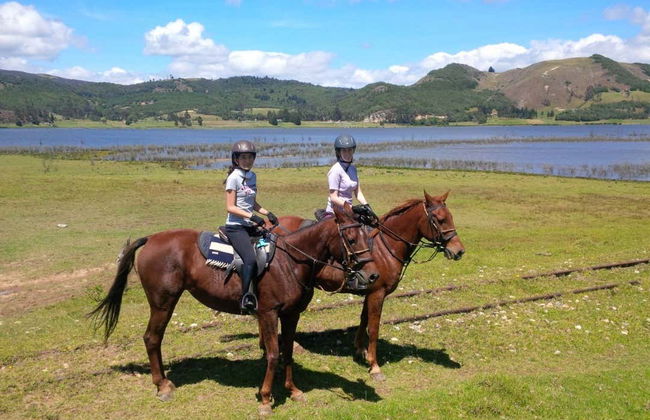 Excursion à cheval à la laguna de Suesca - Photo 3