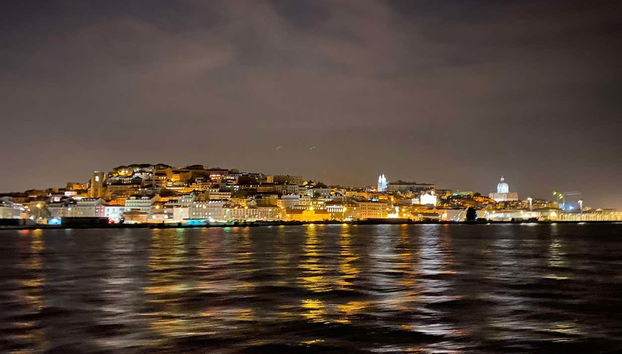 Views of Lisbon at night