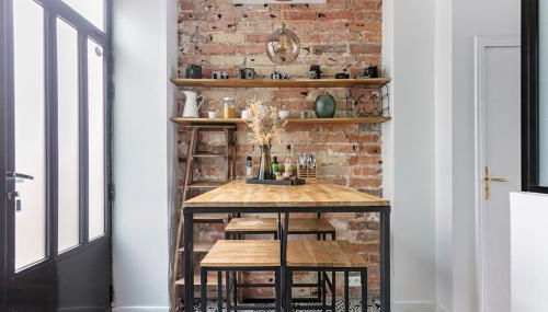 Appartement rénové une chambre avec espace de travail - Foto 5