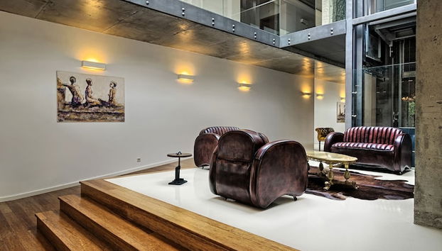 Zona de estar del vestíbulo