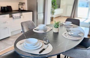 FeWo-Palmtrees 4 - Große moderne 2 Zimmerwohnung mit Süd-West Balkon in Gladbeck-Mitte Nähe Movie Park und Arena AufSchalke - Foto 17