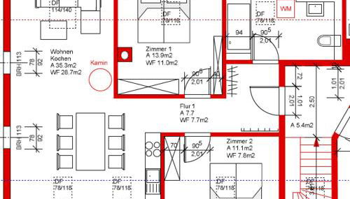 Ferienwohnung im sanierten Denkmal max 5 Personen FeWo2 - Foto 2