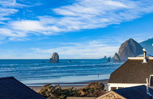 Pacific Breeze Ocean Views Steps to Cannon Beach Airy Coastal Retreat - Foto 32