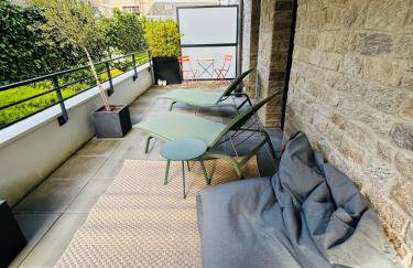 L'Hermine terrasse et parking, 500 plage - Foto 43