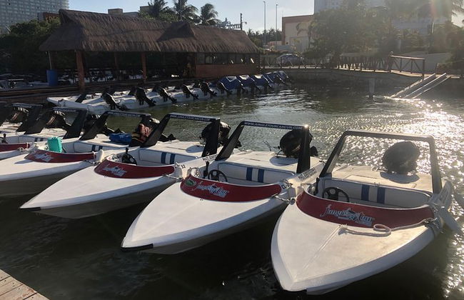 Das unerschrockenste Speedboat-Abenteuer in Cancun Schnorchel inklusive - Foto 21