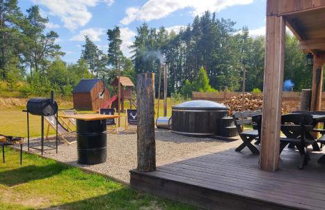 Górskie kaszuby ,Gołubie ,Domek w sielskim klimacie ,niedaleko stoku Koszałkowo na Kaszubach-do 10 osob,sauna ,balia,kominek,opcja kuligu - Foto 5