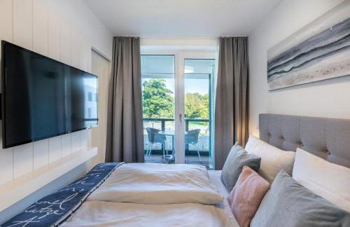 Godewindpark Deluxe-Apartment 1-10 mit Gartenblick - Foto 32