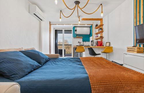 Studio cabine AZUR ,5 min mer -5 min Arena - clim - parking gratuit privée - 4 personnes - Foto 9