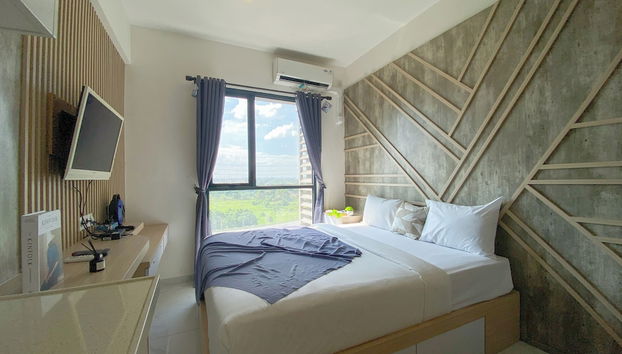 Warm And Homey Studio At Sky House Alam Sutera Apartment - Foto 5, Habitación