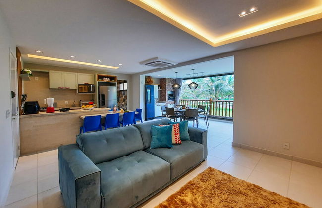 VG Sun Pé na Areia Luxuoso Térreo Gourmet 8 pessoas By DM Apartments - Foto 21