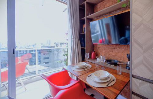 Estúdio charmoso com vaga e sacada a 50 metros do Metrô Luz - Foto 16