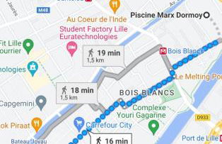 Bateau péniche Lille - Euratechnologie - Foto 21