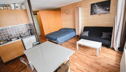 Le Relai S34 - Grand et lumineux studio avec coin montagne 4-6 pers avec WIFI, 50m des pistes, grand balcon exposé SUD, DRAPS NON COMPRIS - Foto 5