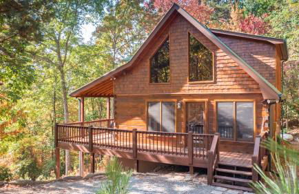 Red Apple Mountaintop cabin hot tub, WiFi, Pet friendly, Fireplace, pit, BEST VIEWS - Foto 3