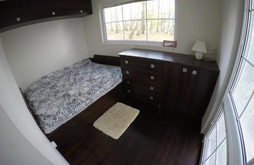 Linia brzegowa prywatny pomost własny kajak hamaki grill ognisko kominek w domu taras Domek dla 6 osób nad samą wodą BRZÓZKI 1 - Foto 15