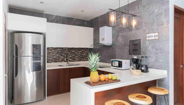 Lovely 2-bed Apartment in Tulum With Private Pool - Foto 3, Cocina privada