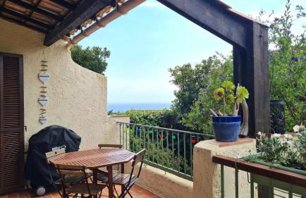 Bel appartement au calme avec terrasse aperçu mer, jardinet et piscine - Foto 21