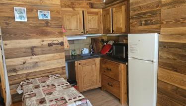 Studio cabine 4 pers Cosy esprit chalet Les glovettes - Photo 2