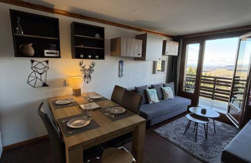 Lama-Gîte-des-Puys T3 Lamadalet, vue sud, terrasse, parking privé - Foto 3