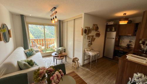 Plein Centre, luxueux 6 personnes, 2 chambres, parking , terrasse, vue époustouflante, Tout pédestre, piste à 100m - Foto 3