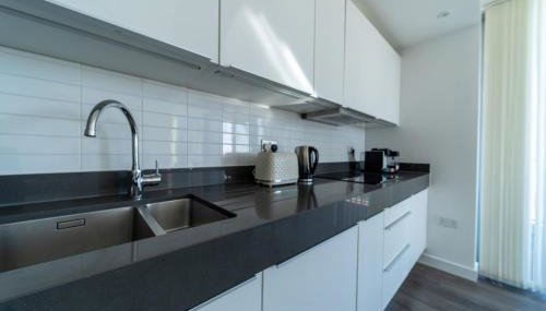 Aldgate Apartment with City View in Zone 1 London - Foto 4, stove, dishwasher