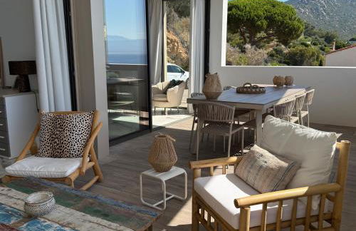 Appartement de luxe type 4 Eden Suite Sanguinaires vue mer avec piscine chauffée résidence Ajaccio - Foto 29