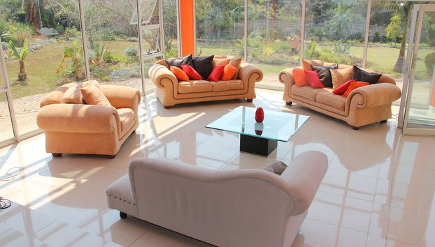 Sala de estar do lobby