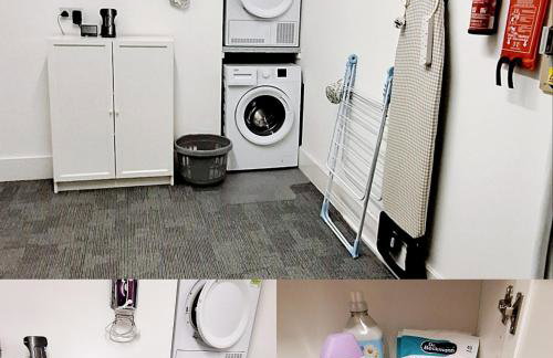 3 bed modern townhouse with self check in, sleeps 6, 35mins direct train to London Waterloo, zone 6 - Photo 24