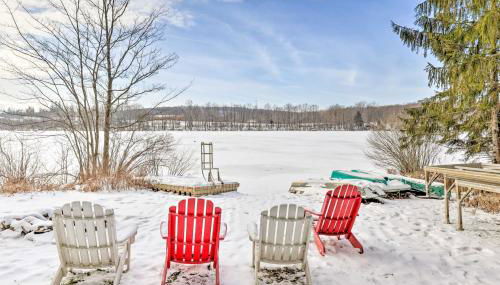 Private Lake Access and Canoes Pennsylvania Cottage - Foto 3