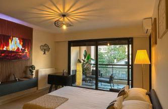 Appartement moderne climatisé avec piscine, terrasse et parking - Proche Promenade des Anglais - Foto 15