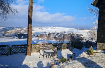 Ferienhaus VILLA ZAUBERBLICK am Rennsteig Frankenwald FREISTEHEND naturnah HUNDEFREUNDLICH eingezäunt - Foto 40