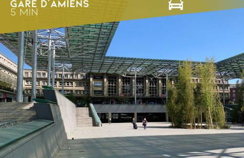 L'Estrade - Parking Centre 5 min Gare d'Amiens - Foto 26