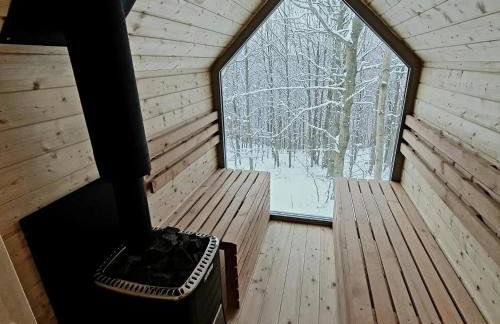 Schody do wody Domek z linią brzegową Kaszuby sauna goraca balia - Foto 35