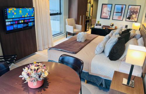 Frente Mar - Beach Class Internacional - Flat Boa Viagem - Foto 17