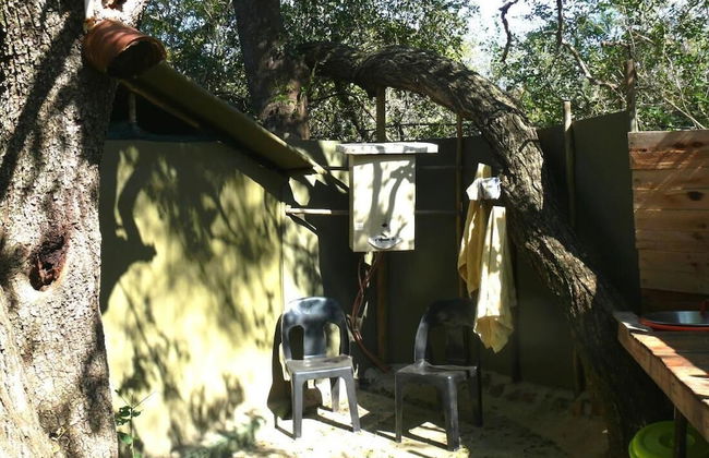 3 bed Bush-tent Under 3 Trees, for Couple Plus Chaperone Free Lionhyena Sounds - Foto 12