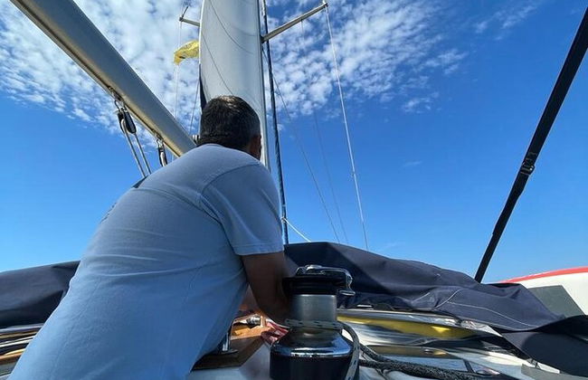 Pequeno grupo, nadar em Rhenia, ver o pôr do sol fm LVenice, freetrans - Foto 7