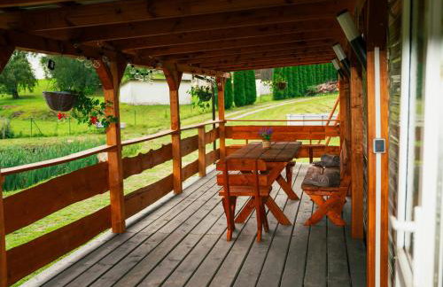 Domek na Mazurach nad stawem z jacuzzi - Photo 15