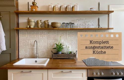 ALTE SCHULE WITTENBERG, 3 Ferienwohnungen für bis zu 12 Personen, an der Elbe, mit Garten - Foto 46