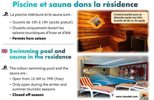 RisoulSki Antarès - Piscine et Sauna - Foto 98