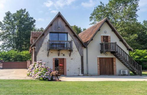 Villa avec piscine en forêt, 2H Paris, 6 Chambres - Foto 39