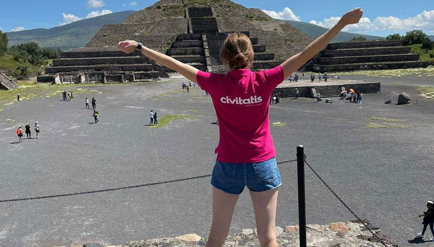 Visitando Teotihuacán