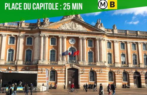 Loft Geek avec terrasse, piscine & parking - proche métro - Toulouse - Foto 21